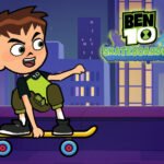 Ben 10 Skateboarding
